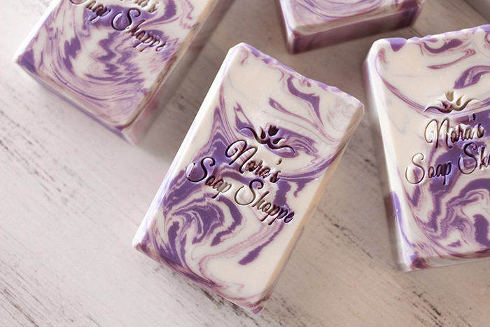 lovely lavender soap by nora's soap shoppe
